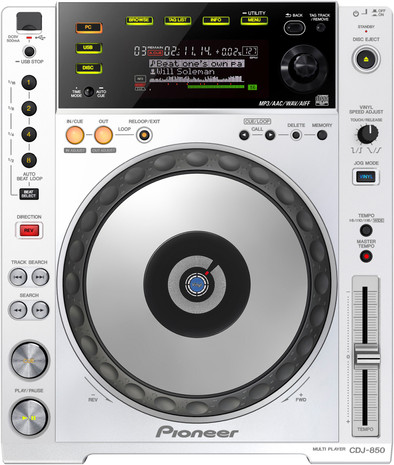Pioneer CDJ-850 Wit is nooit meer leverbaar