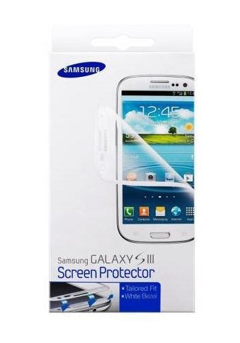 Samsung Galaxy SIII Screenprotector White is nooit meer leverbaar
