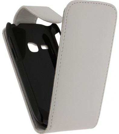 Xccess Leather Flip Case Samsung Galaxy Young White is nooit meer leverbaar