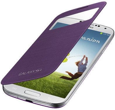 Samsung Galaxy S4 S View Cover Purple is nooit meer leverbaar