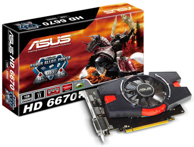 Asus EAH6670/DIS/1GD5 is nooit meer leverbaar