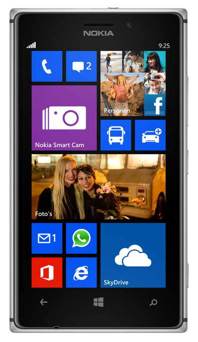 Nokia Lumia 925 Grijs is nooit meer leverbaar