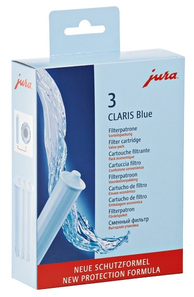 JURA CLARIS Blue Waterfilter (3 stuks) is nooit meer leverbaar