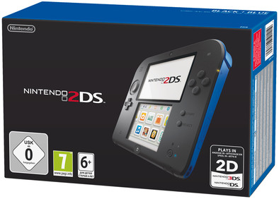 Nintendo 2DS Zwart / Blauw is nooit meer leverbaar