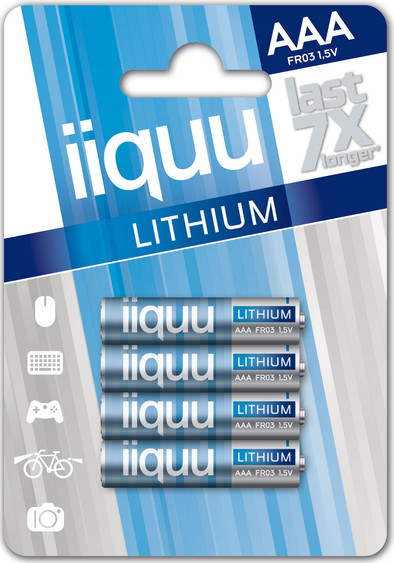 iiquu lithium AAA 4-pack is no longer available