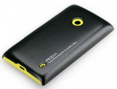 Rock Cover Naked Nokia Lumia 520 Black is nooit meer leverbaar