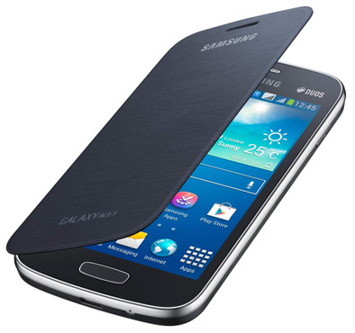 Samsung Galaxy Ace 3 Flip Cover Black is nooit meer leverbaar
