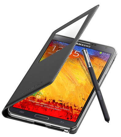 Samsung Galaxy Note 3 S View Cover Zwart is nooit meer leverbaar