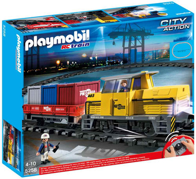 Playmobil RC goederentrein met containers 5258 is nooit meer leverbaar