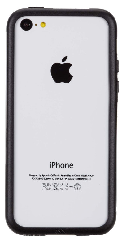 Case-Mate Hula Bumper Apple iPhone 5C Black is nooit meer leverbaar
