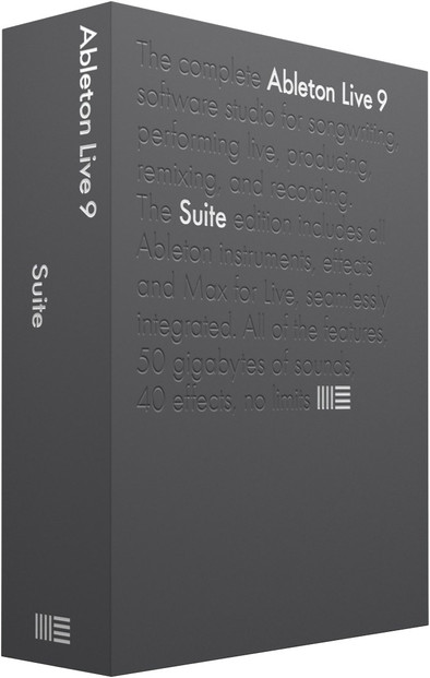 Ableton Live 9 Suite Edition is nooit meer leverbaar