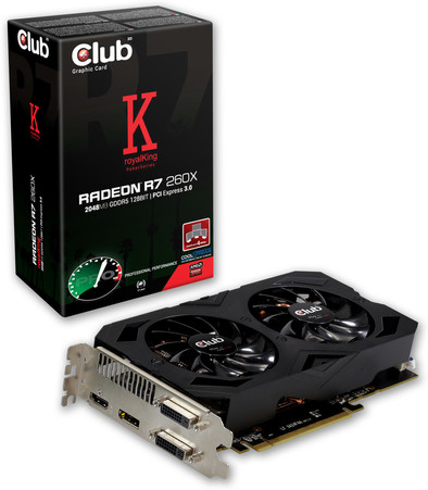 Club 3D Radeon R7 260X royalKing is nooit meer leverbaar