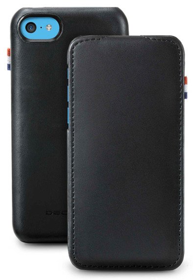 Decoded Leather Flip Case Apple iPhone 5C Black is nooit meer leverbaar
