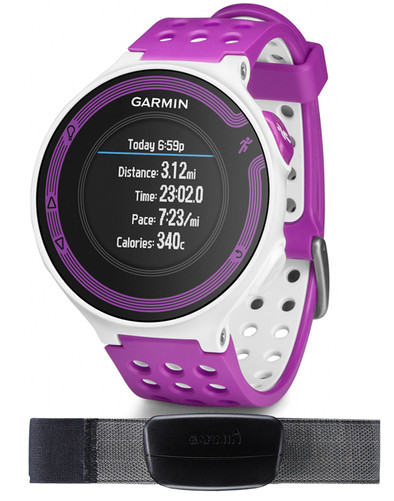 Garmin Forerunner 220 HRM Wit/Paars is nooit meer leverbaar