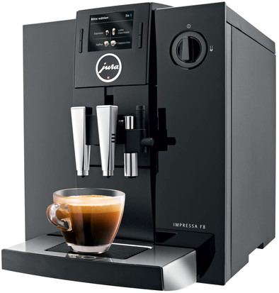 Jura Impressa F8 Zwart is nooit meer leverbaar