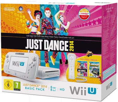 Nintendo Wii U Basic Pack + Just Dance 2014 + Nintendo Land is nooit meer leverbaar
