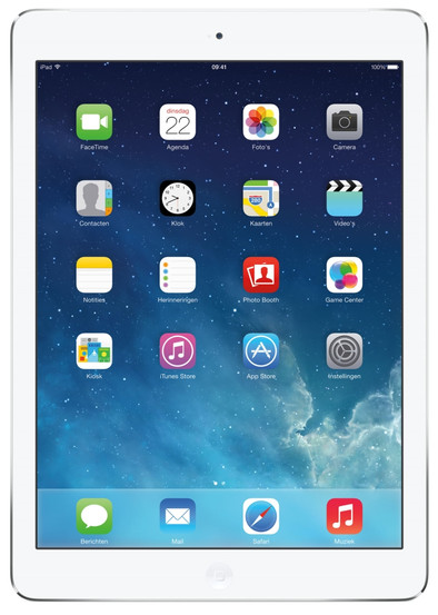 Apple iPad Air Wifi 128 GB Silver is nooit meer leverbaar