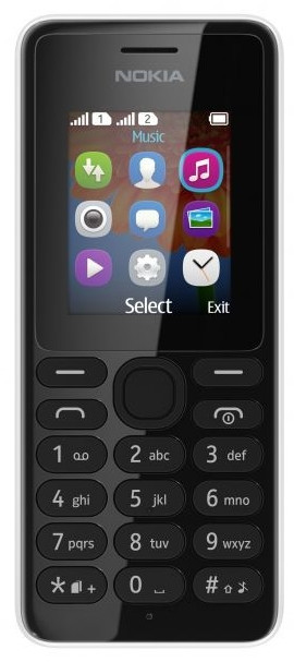 Nokia 108 Wit is nooit meer leverbaar