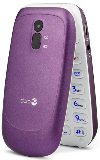 Doro PhoneEasy 607 senioren telefoon paars is nooit meer leverbaar