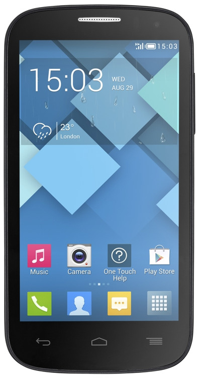 Alcatel One Touch Pop C5 Grijs KPN Prepaid is nooit meer leverbaar