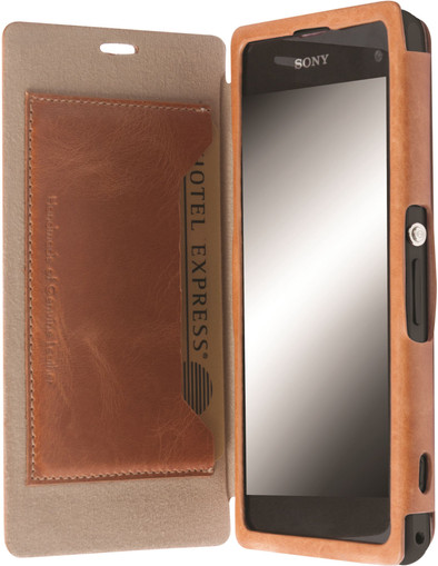 Kiruna FlipCase Sony Xperia Z1 Compact Camel is nooit meer leverbaar
