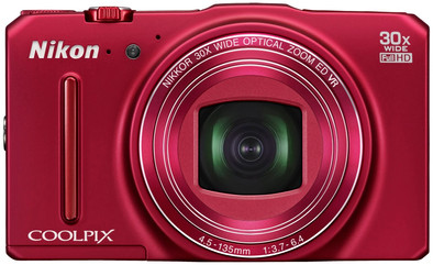 Nikon Coolpix S9700 Red | Coolblue | Compactcamera's