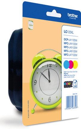 Brother LC-125XLRBWBP 3-Kleuren is nooit meer leverbaar