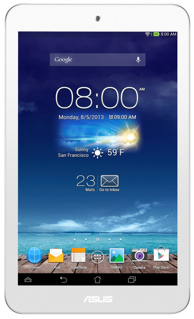 Asus MeMo Pad 8 Wit is nooit meer leverbaar