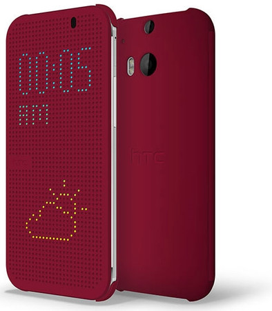HTC One M8 Dot View Case Purple is nooit meer leverbaar
