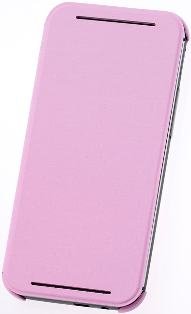 HTC One M8 Flip Case Pink is nooit meer leverbaar
