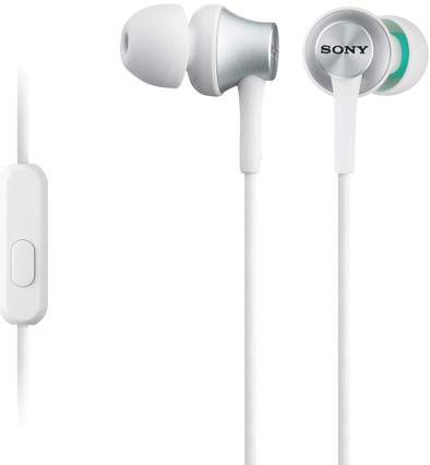 Sony MDR-EX450AP Wit is nooit meer leverbaar