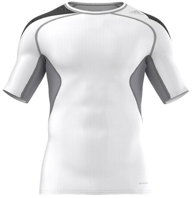 adidas Techfit Cool SS White - S is nooit meer leverbaar