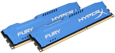 Kingston HyperX FURY 16 GB DIMM DDR3-1333 blauw 2 x 8 GB is nooit meer leverbaar
