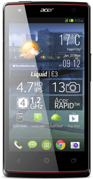 Acer Liquid E3 Zilver is nooit meer leverbaar