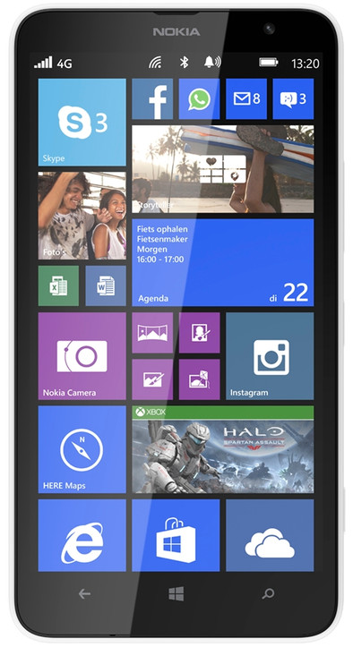 Nokia Lumia 1320 Wit is nooit meer leverbaar