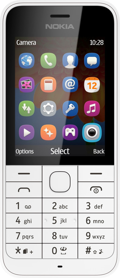 Nokia 220 Wit is nooit meer leverbaar