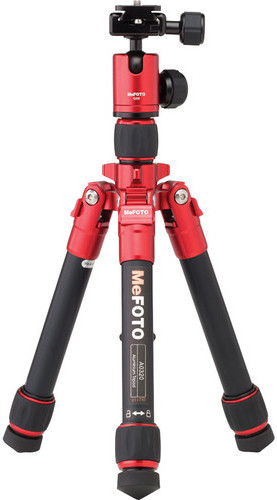 MeFOTO DayTrip Travel Tripod Kit Rood is nooit meer leverbaar