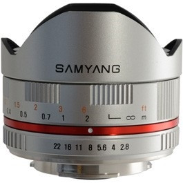 Samyang 8mm f/2.8 Fisheye Sony-E zilver is nooit meer leverbaar
