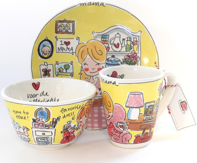 Blond Amsterdam Ontbijtset Mama is nooit meer leverbaar