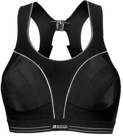 Shock Absorber Ultimate Run Bra S5044 Zwart/Zilver - 75G is nooit meer leverbaar