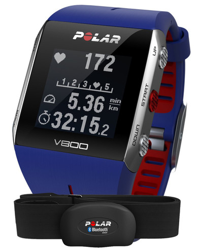 Polar V800 Blue/Red HR is nooit meer leverbaar