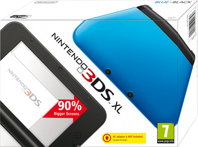 Nintendo 3DS XL Zwart + Blauw is nooit meer leverbaar