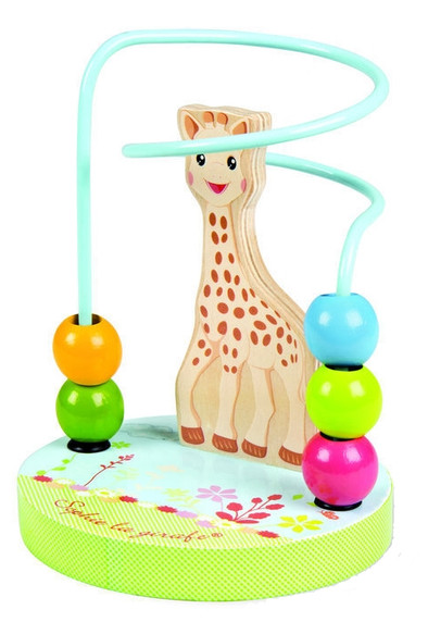 Sophie De Giraf Houten Kralenspiraal is nooit meer leverbaar