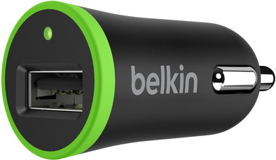 Belkin Autolader USB 2,1A Green Ring Black is nooit meer leverbaar
