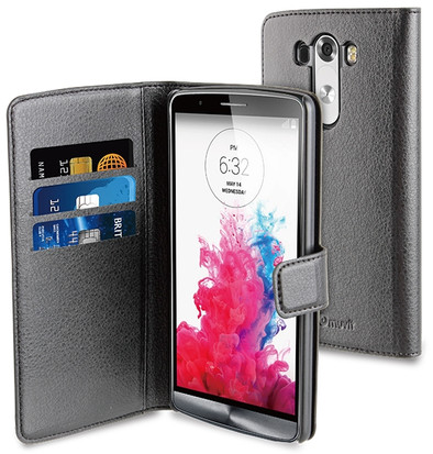 Muvit Wallet Case LG G3 Zwart is nooit meer leverbaar