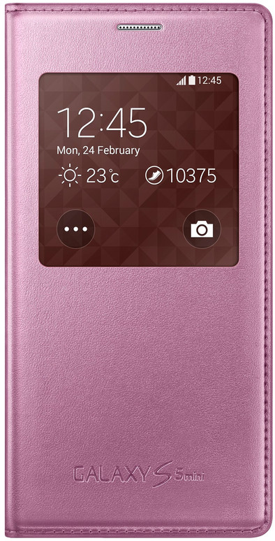 Samsung Galaxy S5 Mini S View Cover Pink is nooit meer leverbaar