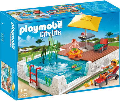 Playmobil Zwembad met terras 5575 is nooit meer leverbaar
