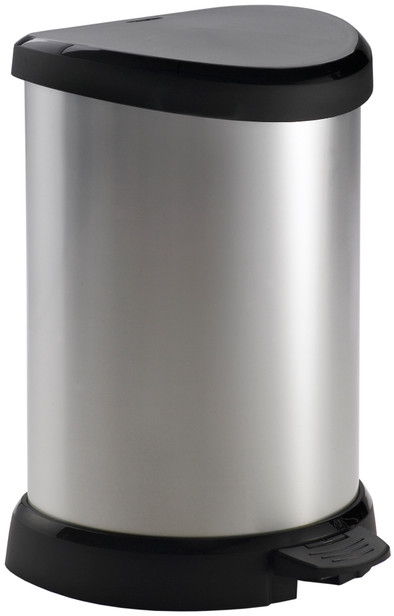 Curver Decobin Pedaalemmer 20 Liter Zilver is nooit meer leverbaar