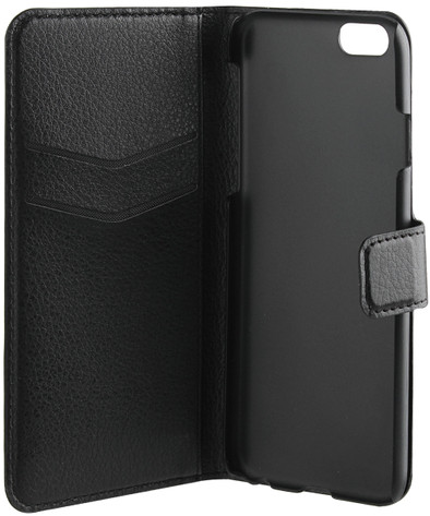 Xqisit Slim Wallet Case iPhone 6/6s Zwart is nooit meer leverbaar