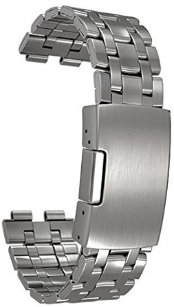 Pebble Steel Horlogeband Brushed Stainless Steel is nooit meer leverbaar